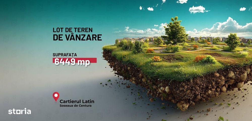 Teren pentru dezvoltare rezidentiala / mixta – Bragadiru, Ilfov