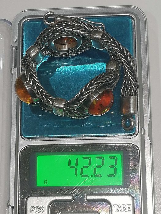 Немска сребърна гривна