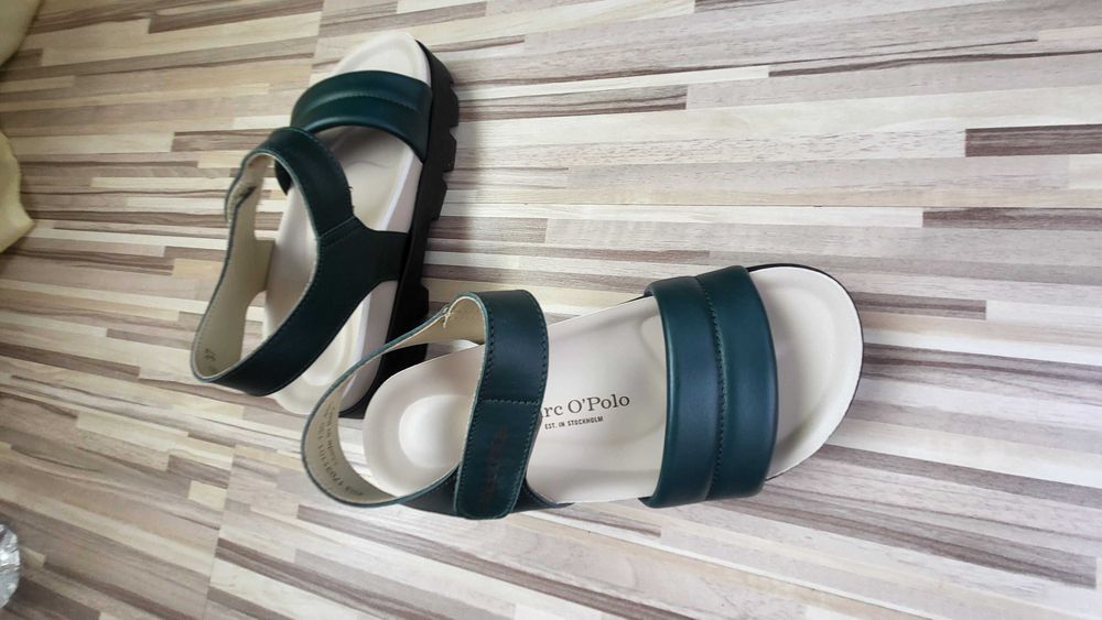 Сандали на  Marc O'Polo зелени и кафяви