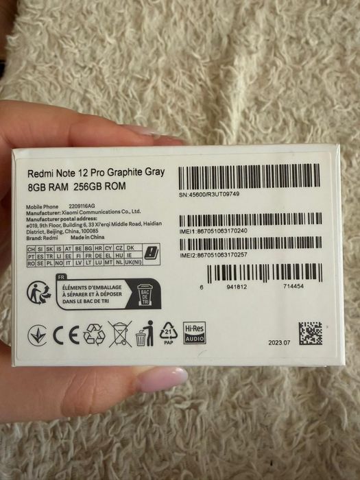 Продам Redmi Note 12 Pro