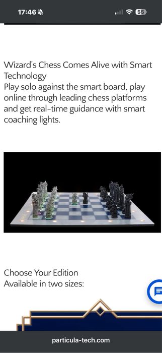 GoChess Harry Potter Smart Chessboard – ca nouă