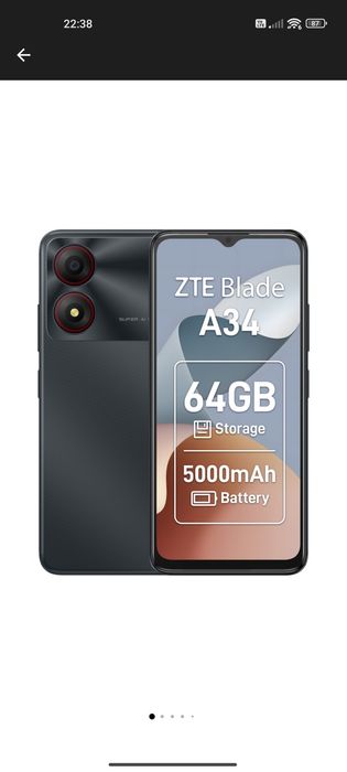Vând telefon zte a34