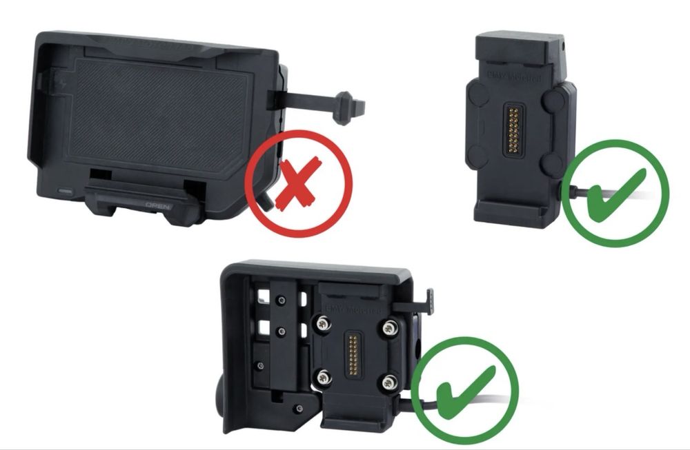 Wunderlich USB charging box cu suport telefon Peak Design - BMW Motorrad