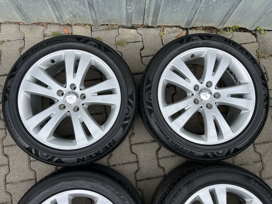 Jante aliaj 5x112mm, anvelope vara 225/50 R17, Mercedes, Audi, Seat Skoda VW
