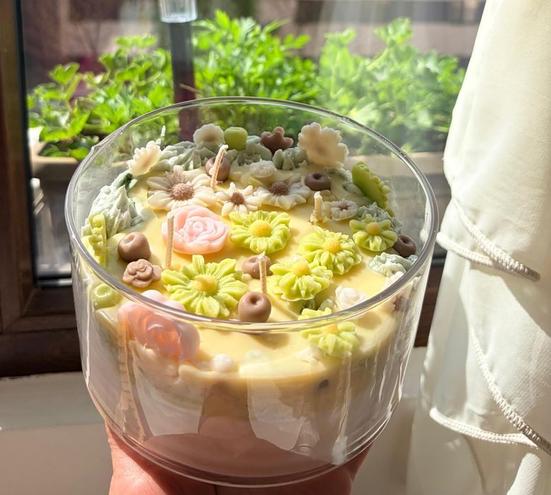 Lumanari home made din ceara de soia si uleiuri esentiale