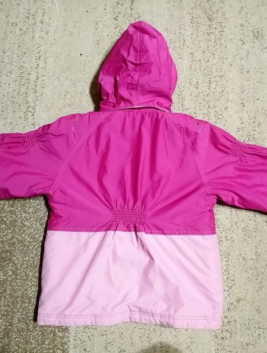 Куртка демисезонная 2 в 1 для девочки, рост 104