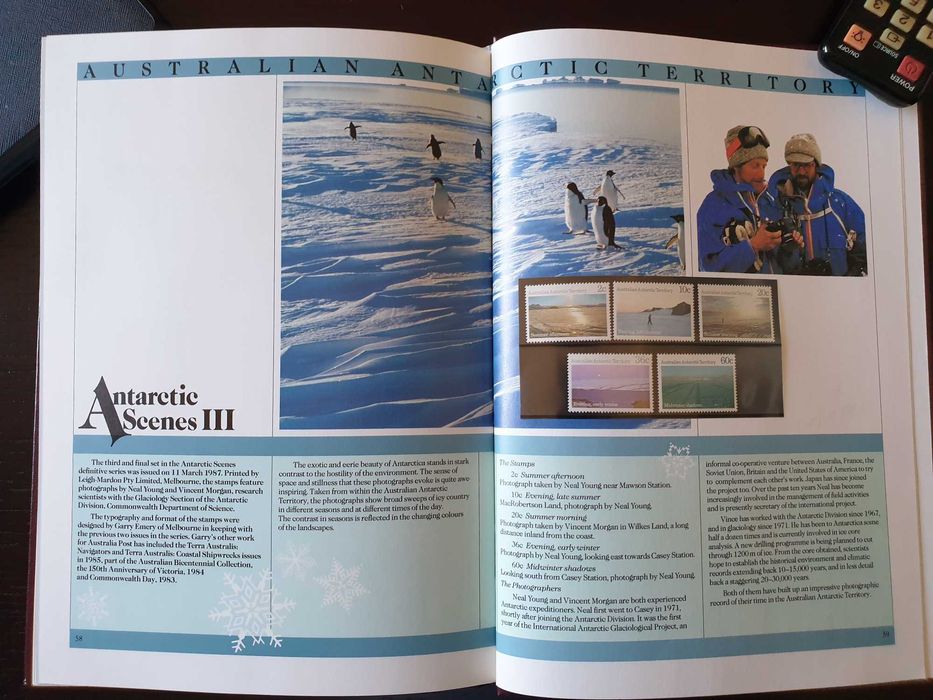 Timbre Australia și AAT, MNH, albume anuale oficiale