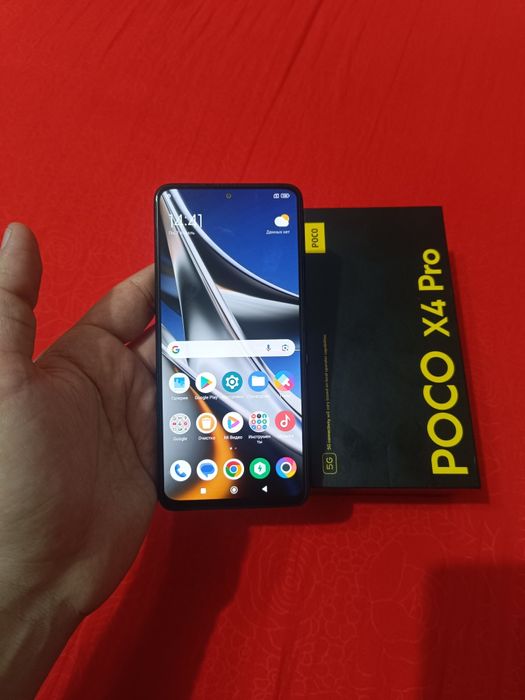 Xiaomi Poco X4 Pro 5G 12/128GB Black Igravoy Karobka Holati Ideal Zor