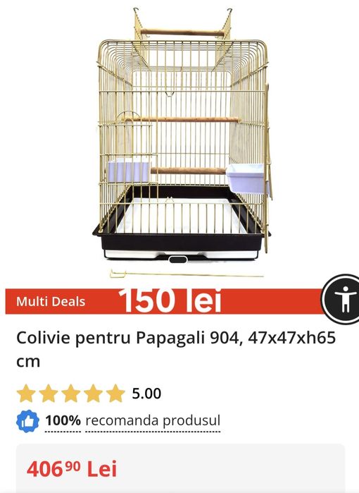 Colivie pasari mici și mijlocii