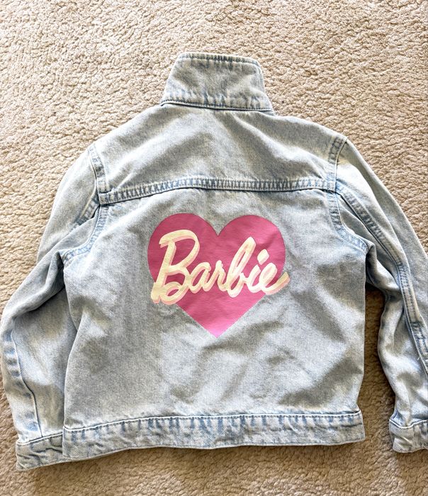 Рокля и дънково яке Barbie H&M 4-6г 110-116см