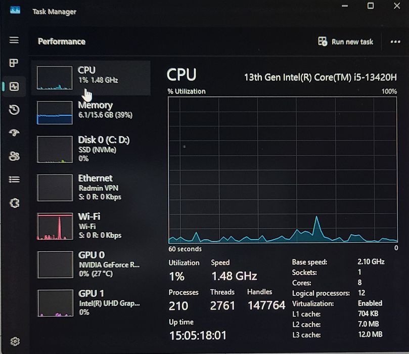 HP Victus Gaming core-i5 13-avlod 16/512 DDR5 RTX-2050 4GB