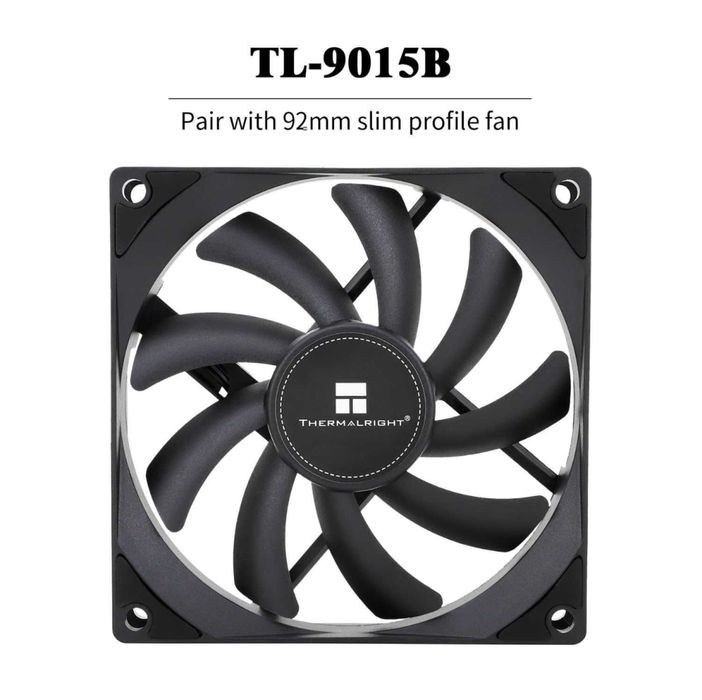 Cooler CPU Aer Thermalright AXP90-X47 profil redus,PWM AGHP,AMD Intel ventilator TL-9015 92 mm,CPU ITX,înălțime 47 mm