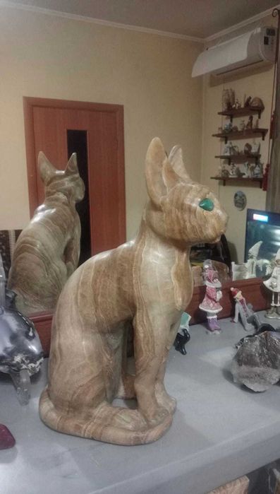 скульптура  "статуэтка египетской кошки"