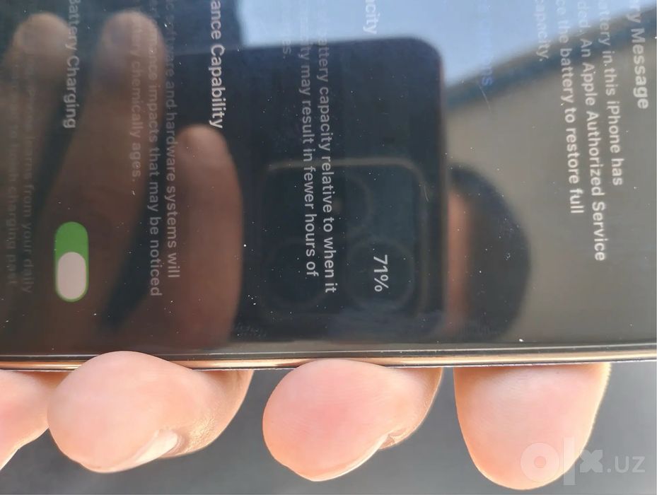 Iphone 12 pro 128 talik 71 yomks face yo tru bor orqa shishasi singan