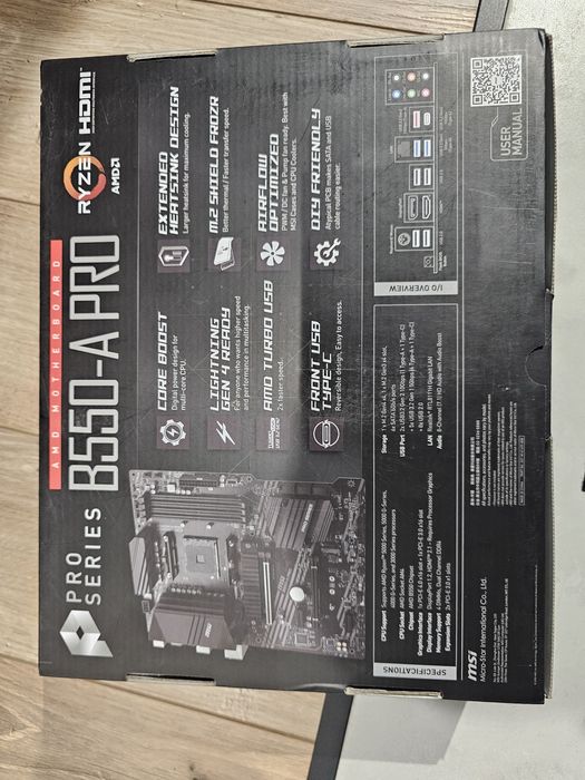 Продам материнскую плату MSI B550