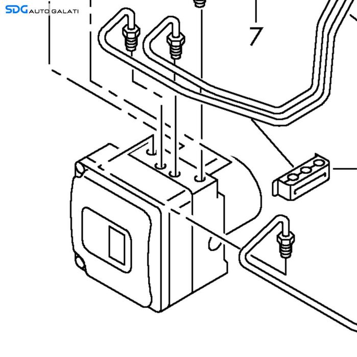 Pompa Unitate Modul ABS Audi A6 C7 2.0 TDI CNHA 2011 - 2018 Cod 4G0907379L 0265250562 [K0843]