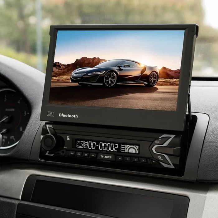 Медиен плейър 7" с тъчскрийн DVD, MP3, MP4, bluetooth, 1DIN