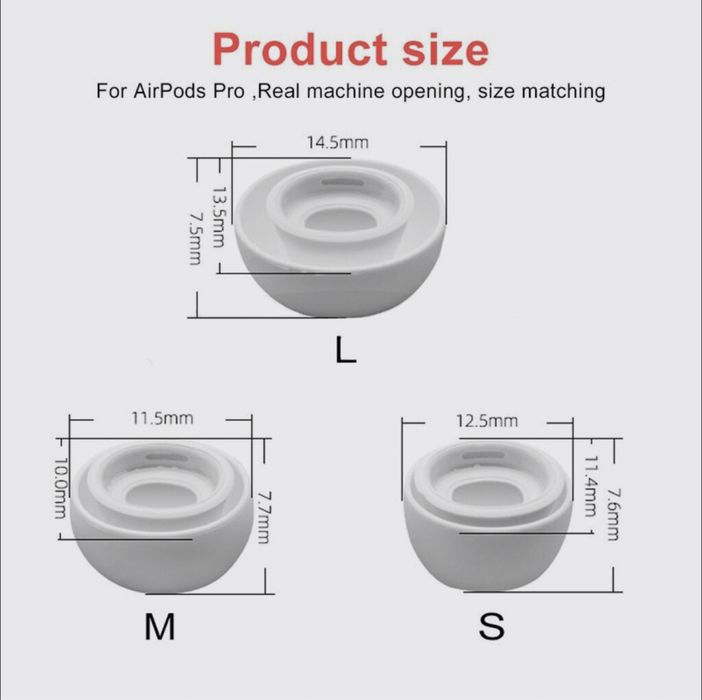 Airpods pro оригинал из коробки.Амбушюры L/M/S/XS