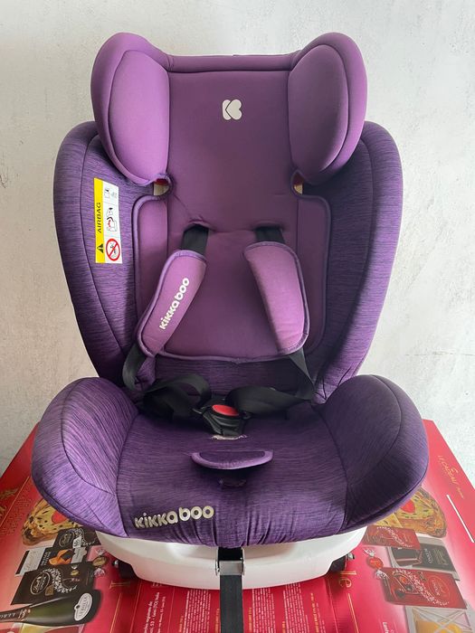 Столче за кола Kikka Boo 0-1-2-3 (0-36 кг) 4 Fix Purple Melange
