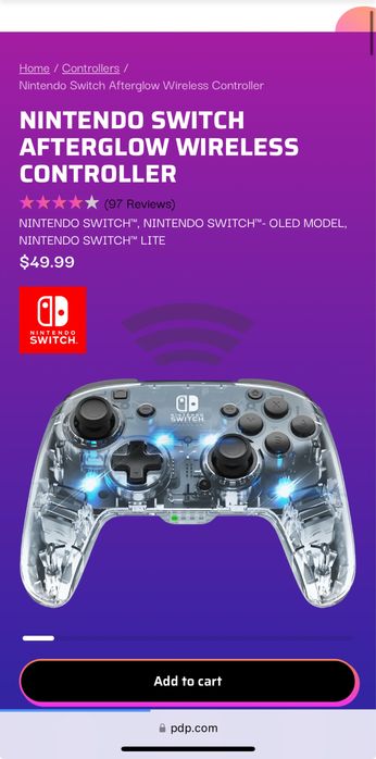 Проводной геймпад / джойстик / контроллер для Nintendo Switch / OLED