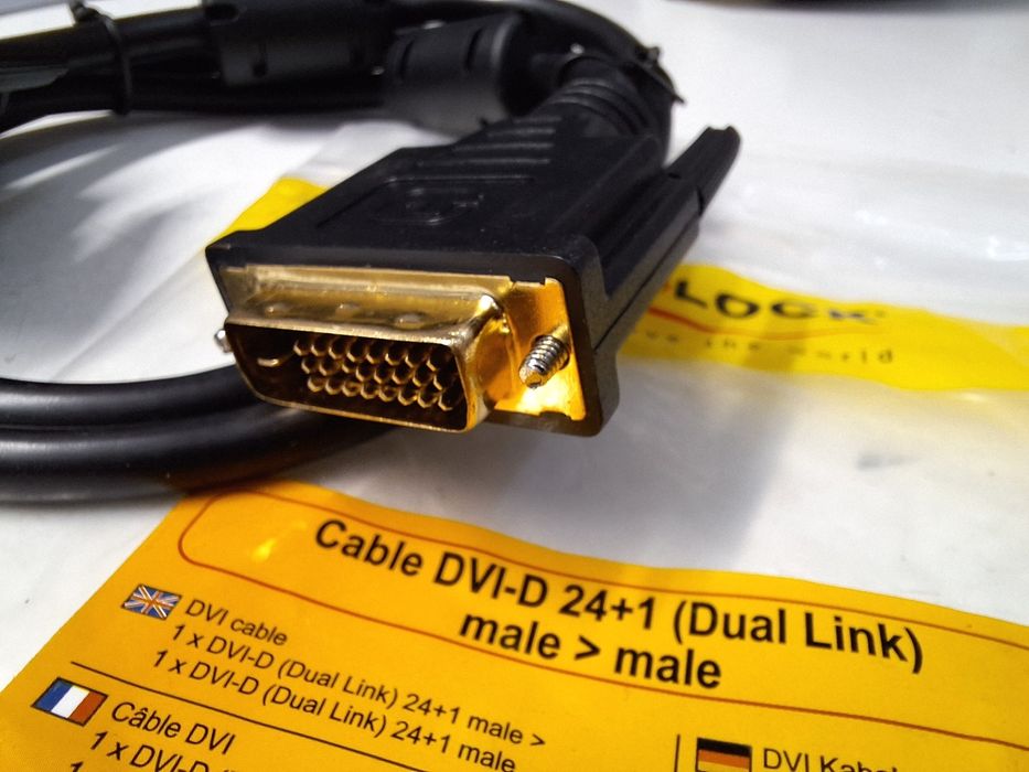 Delock Germany cablu DVI-D 24+1 Dual Link nou
