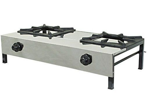 Професионален Двоен Газов Котлон със Защита