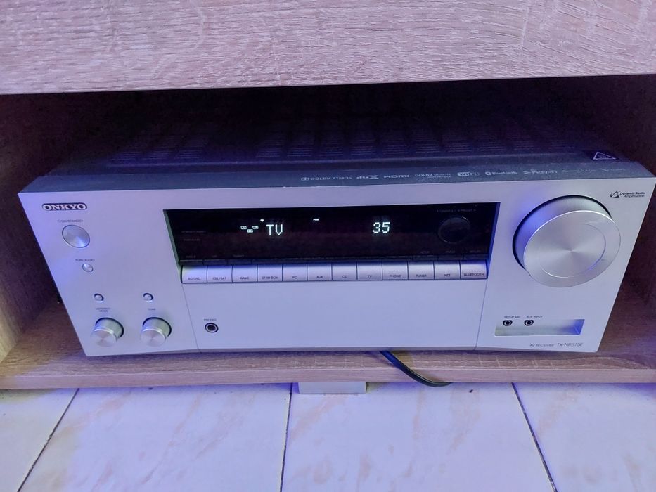 Receiver de ultima generatie ONKYO 575e,4k HDR,Atmos,Dts X.Dac Akm4458