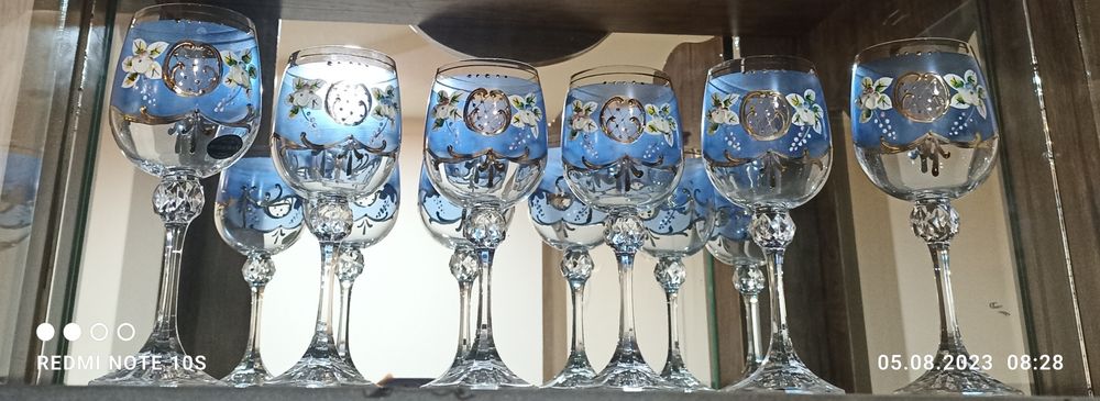 Фужеры Богемия, Чехословакия. Оригинал, 6 шт.