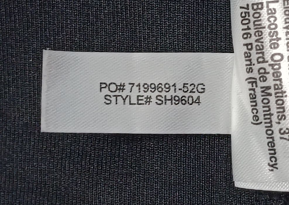 Lacoste Sweatshirt оригинално горнище S черен суичър горно горница