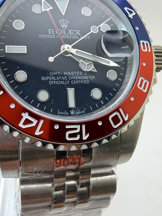 Ceas Rolex GMT-Master II Pepsi de 40mm, Nou