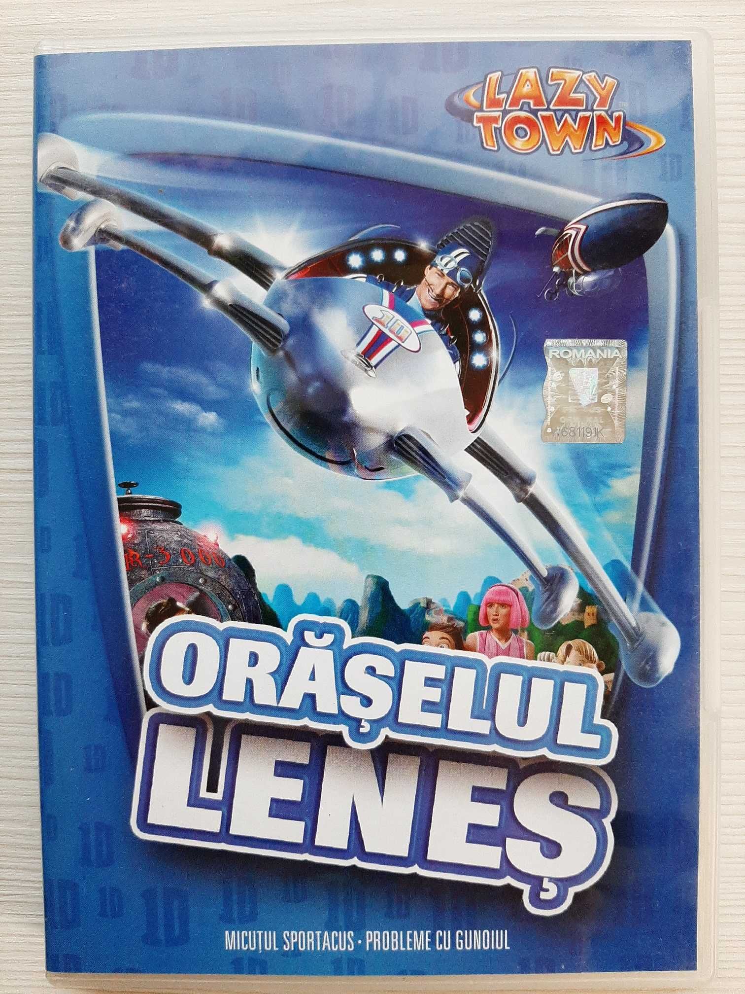 3 DVD-uri din filmul pentru copii LAZY TOWN - ORĂȘELUL LENEȘ sezonul 2  Oradea • OLX.ro