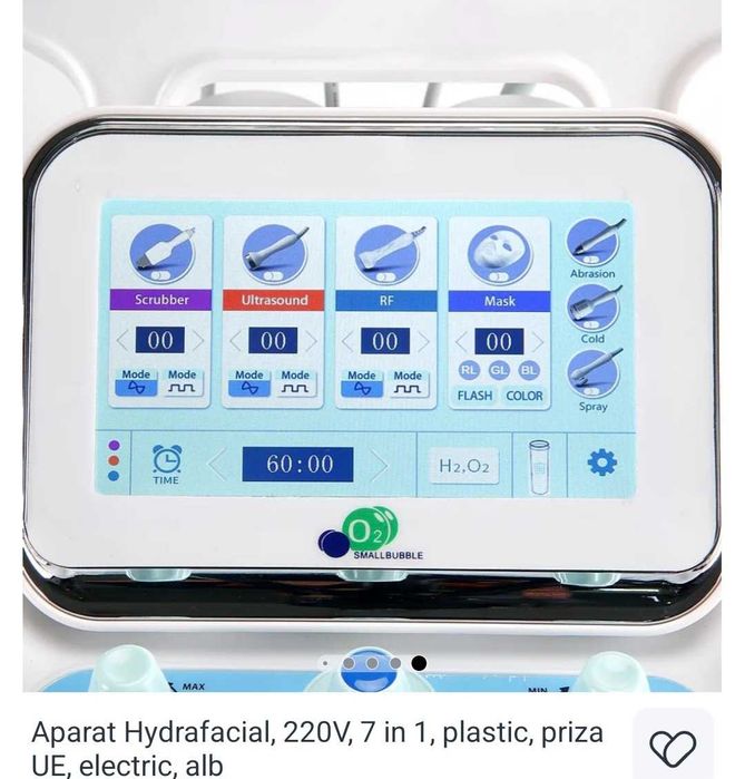 Combina cosmetică 7 în 1 Hydrafacial