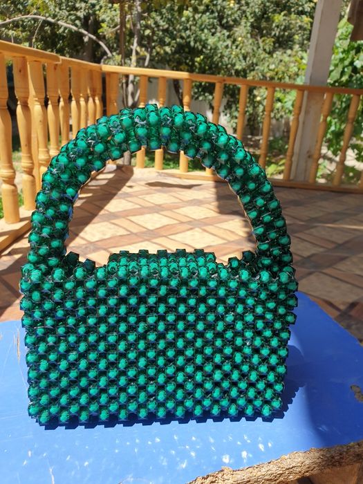 Сумка из бисера с магнитом