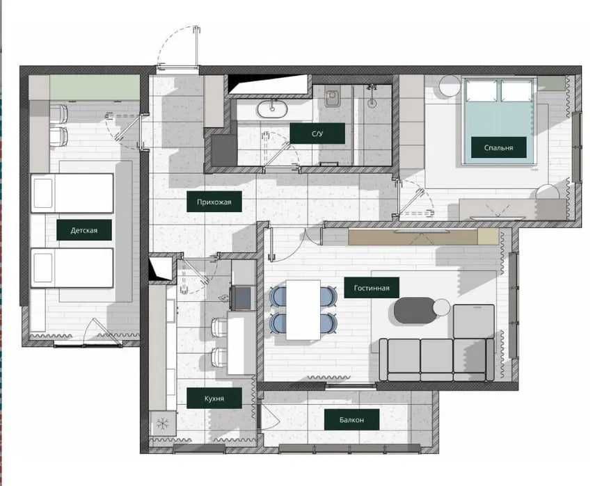 ЖК Saf Towers 3 комнатная 85м2 Коробка IT Park Мирзо-Улугбек !!