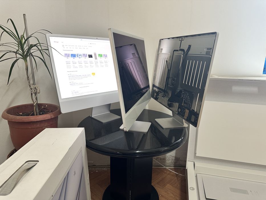 Componente Ecran Display Apple iMac 24” M1 M3 M4 Alimentator Cutie