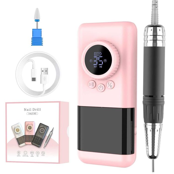 Пила за нокти акумулаторна комплект с аксесоари DMJ140