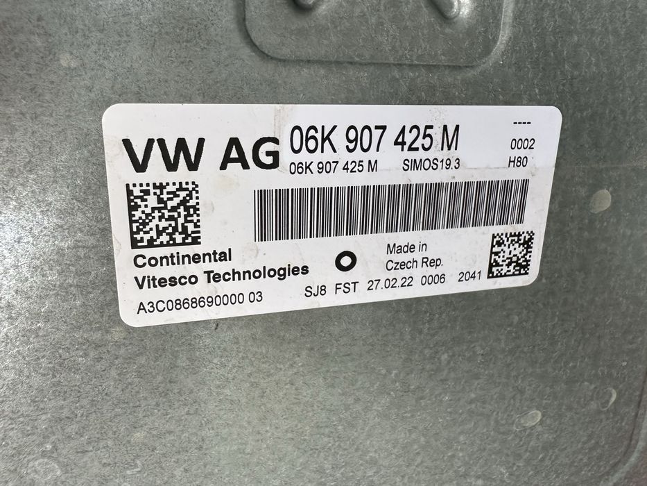 Ecu motor / Calculator motor 2.0 TFSI, DNP : 06K907425M