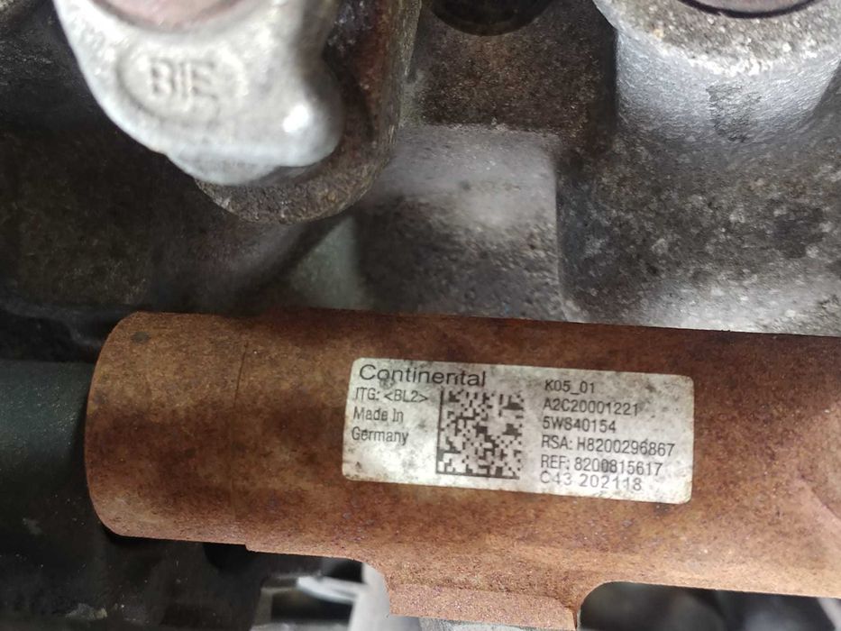 rampa injectoare 1.5 dci k9k renault megane 3 scenic 3 kangoo clio 3
