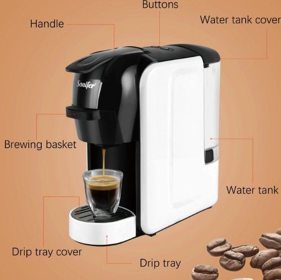 Sonifer 3в1 Капсулная Кофемашина Nespresso, Coffee sf-3539