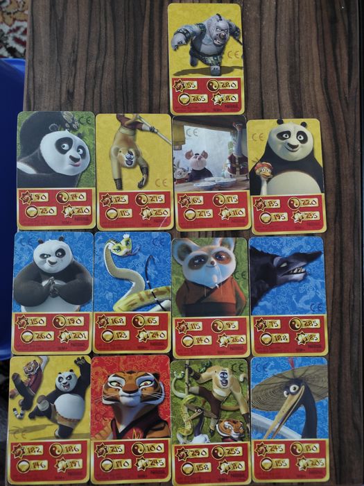 Стикита,,Star Wars и Kung Fu Panda карти