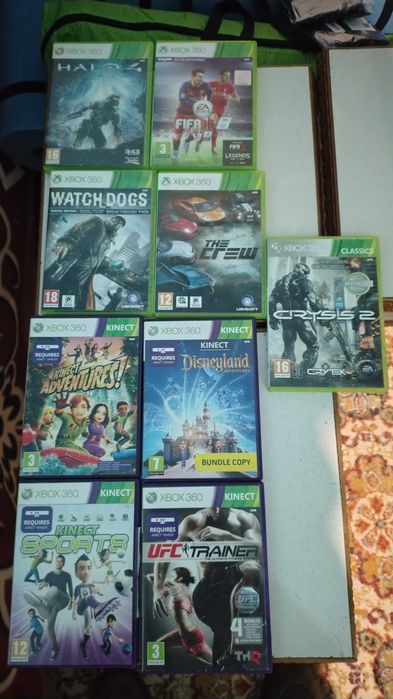 Xbox 360 plus 9 jocuri