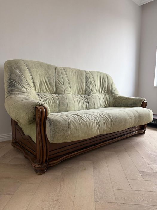 Canapea 3 locuri lemn masiv, stil clasic