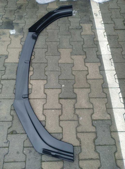 Преден лип спойлер универсален 3 части ЧЕРЕН – нож за броня, тунинг