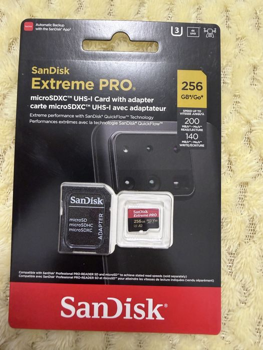 SanDisk Extreme Pro 256 gb SIGILAT !