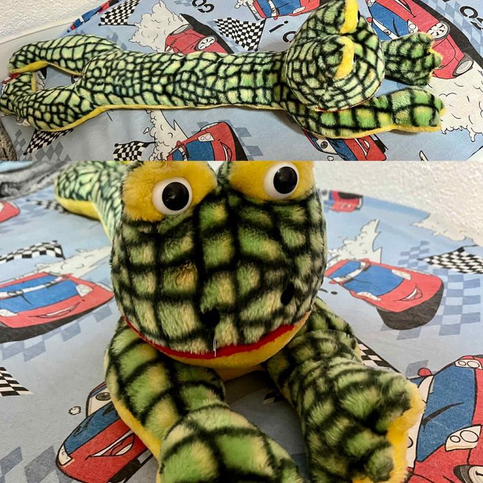 Плюшена играчка бебе акула, палячо и жабка