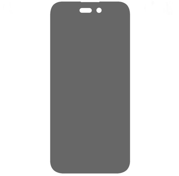 iPhone 14 / 15 / 16E 16 17 Pro Max Air Folie Sticla 3D Anti Spy Black