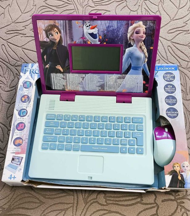 Образователен двуезичен лаптоп Замръзналото кралство