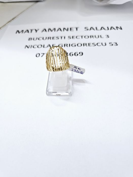 Vand inel dama din aur 14 k 5.6 g cod 924