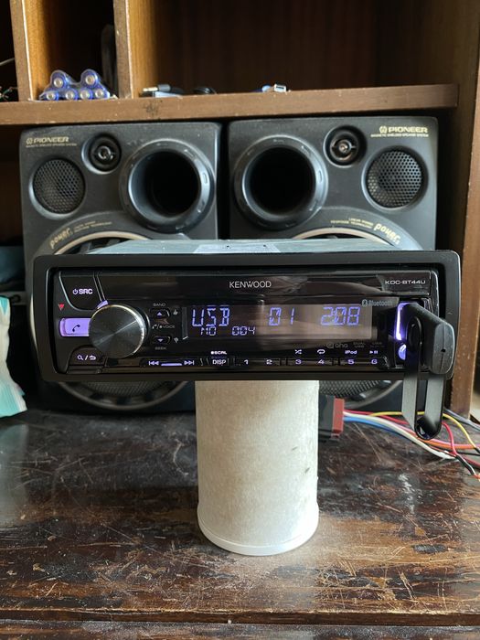 KENWOOD KDC-BT44U - ВИСОК КЛАС - USB Bluetooth CD mp3 плеър за кола сд авто радио
