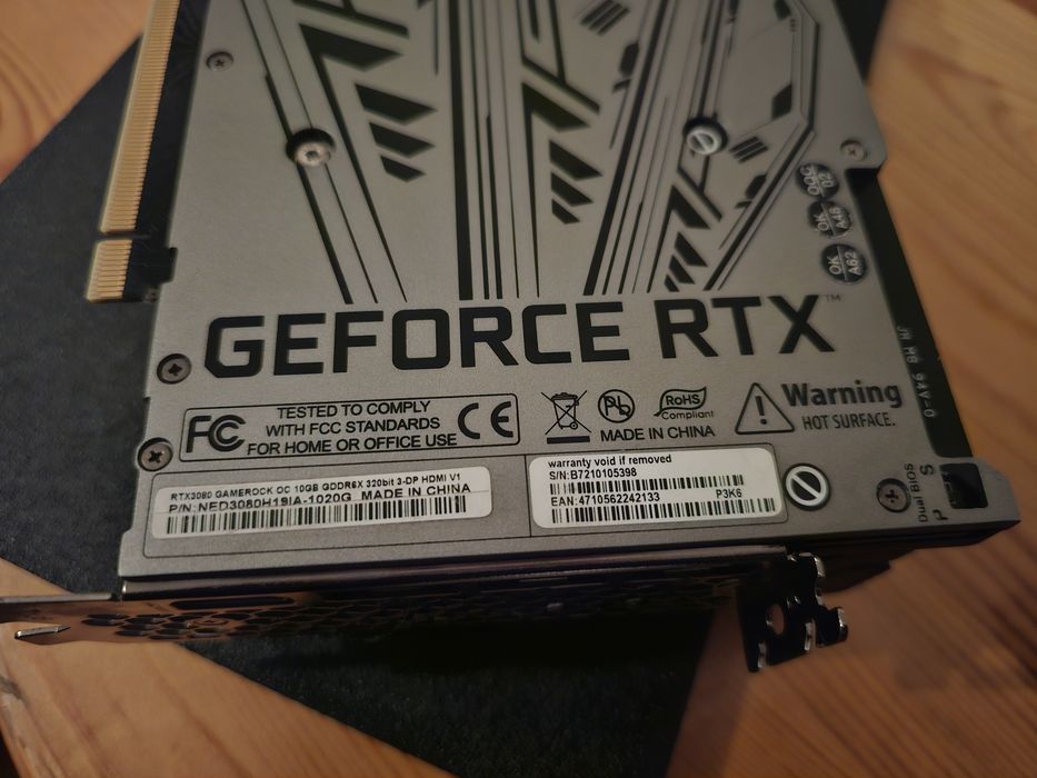 RTX 3080 Palit GameRock Видеокарта